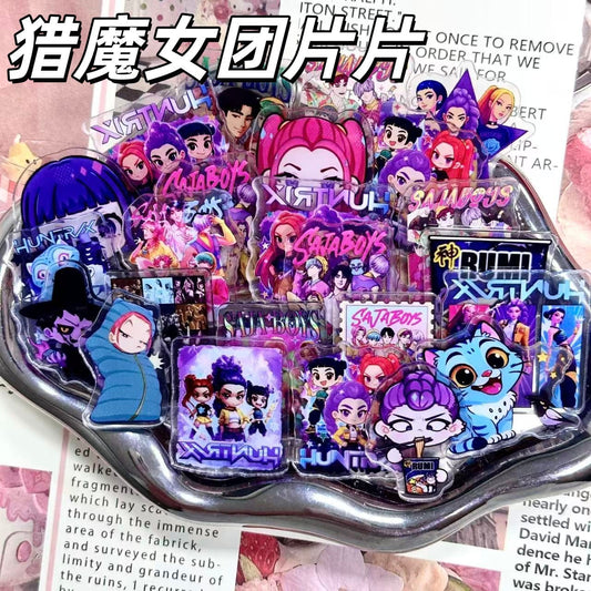 K-pop Demon Hunter 4cm Acrylic Charms for DIY match game-open in live