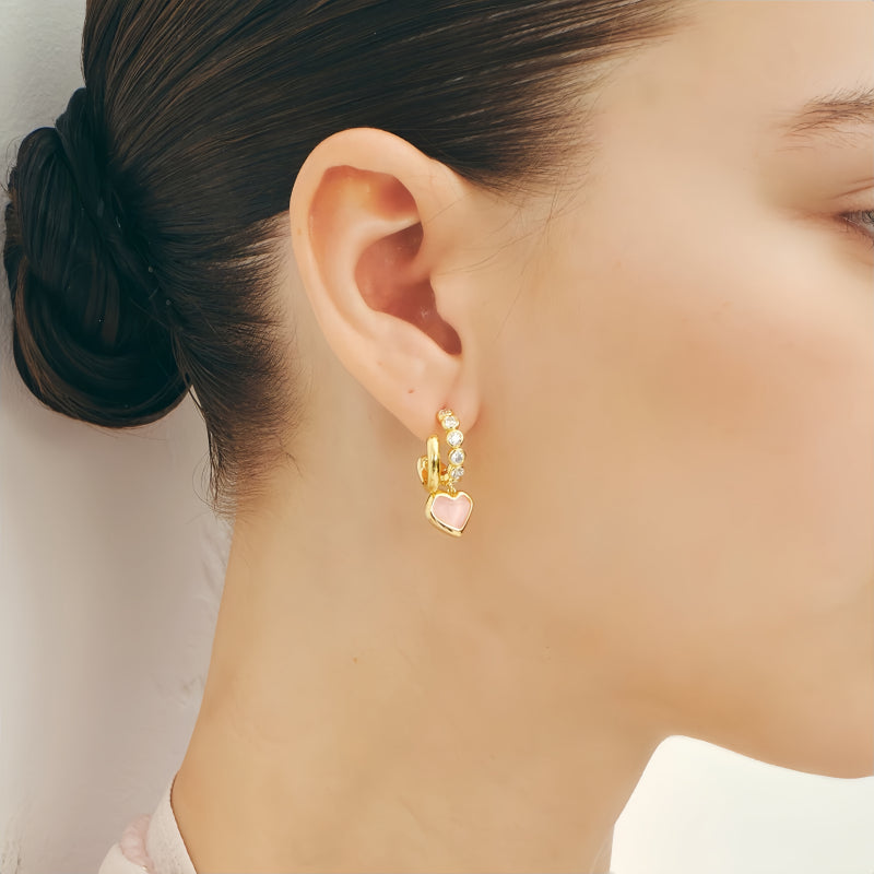 Self-Love Calm Natural Crystal Earrings