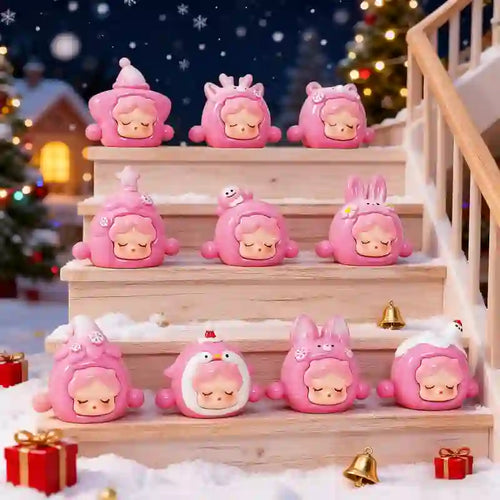 10 pcs Winter Skull panda