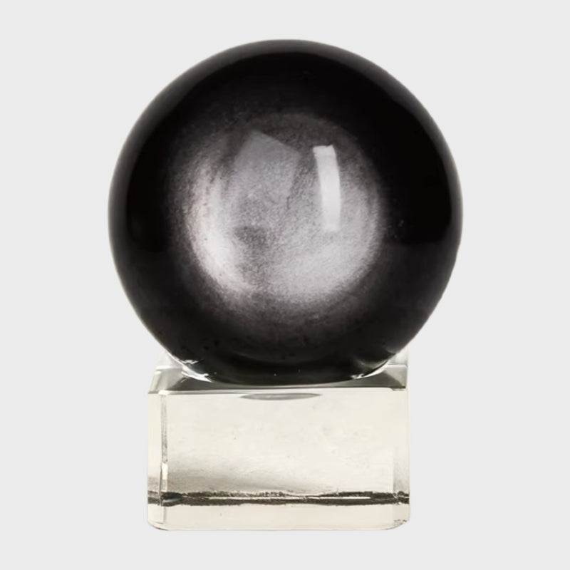 Natural Silver Obsidian Home Decoration– Inner Awakening & Protection