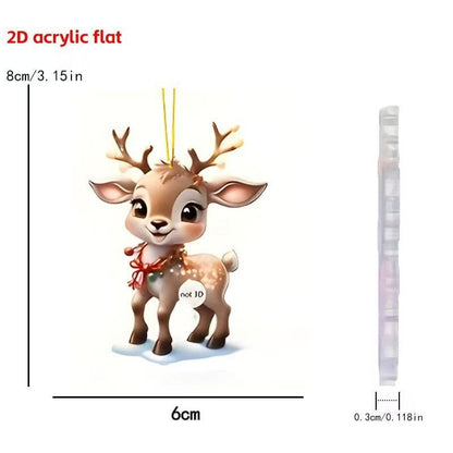 Christmas reindeer ornament