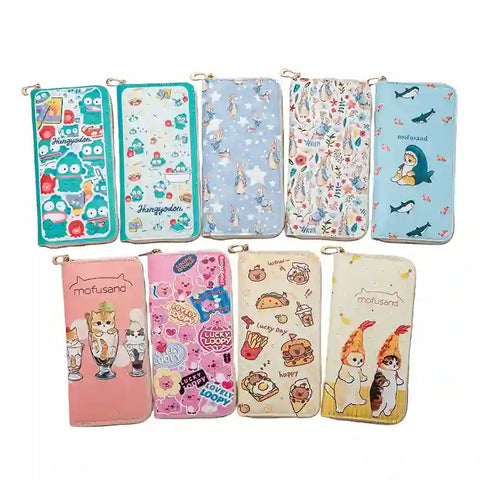 Labubu Stitch Big Wallet Moufusand