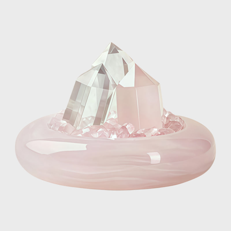 Natural Rose Quartz Pink Crystal - Love Energy