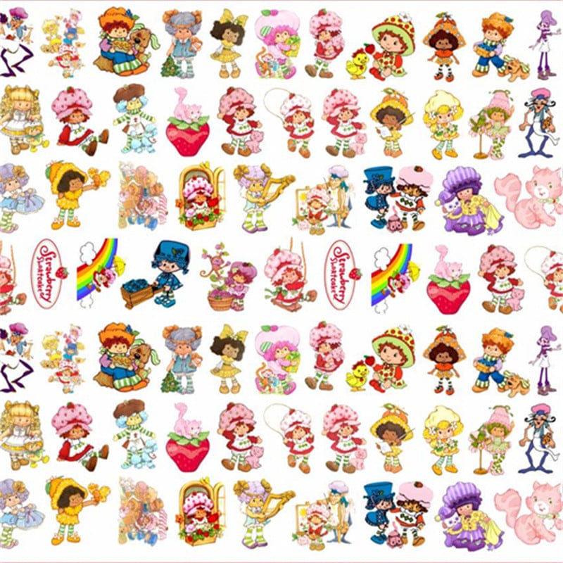 Strawberry Cake Girl 8cm Acrylic Charms for DIY match game-open in live