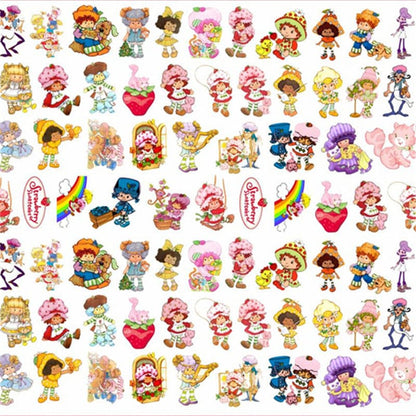 Strawberry Cake Girl 8cm Acrylic Charms for DIY match game-open in live