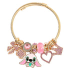 Stitch/Angel Pandora Bracelet-Golden