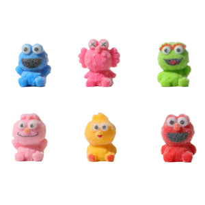 6 pcs Sesame Street（fluffy)