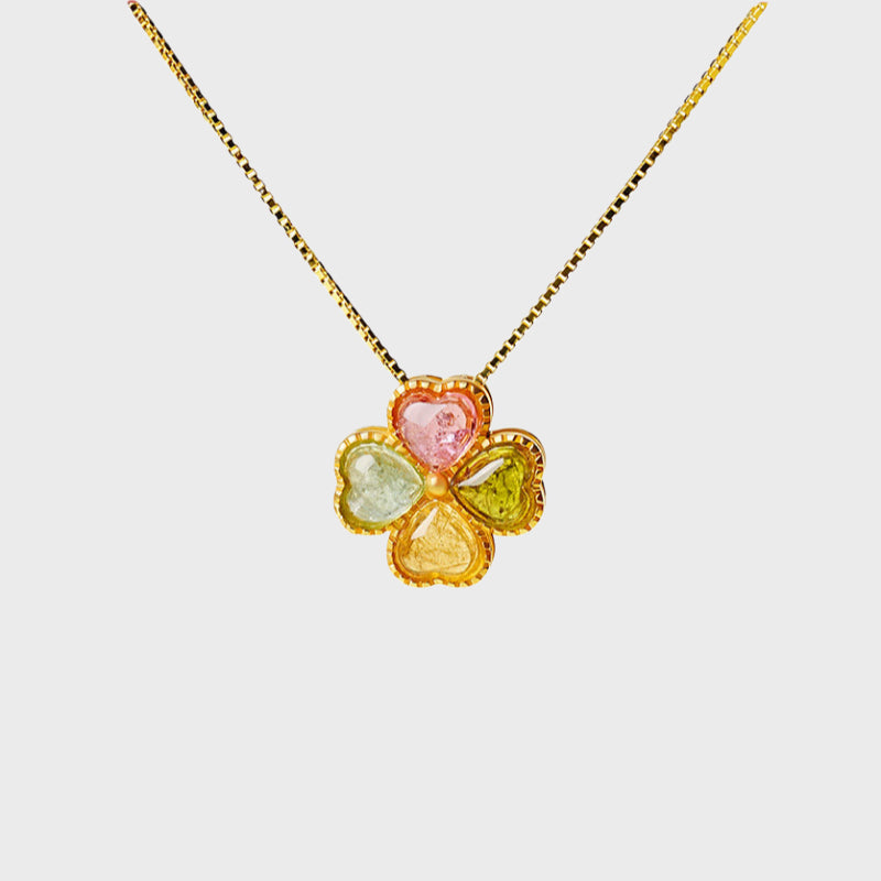Joyful Blessing Clover Necklace