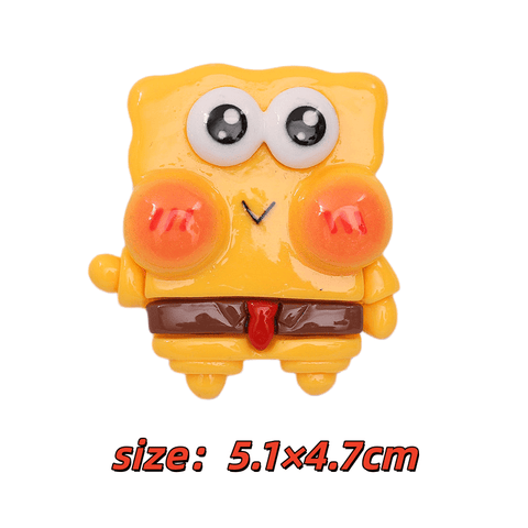 5pcs SpongeBob Charms