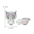 7 pcs/set Weeding dress Sanrio