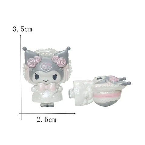7 pcs/set Weeding dress Sanrio