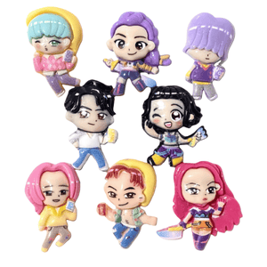 10pcs K-Pop Demon Hunters Charms