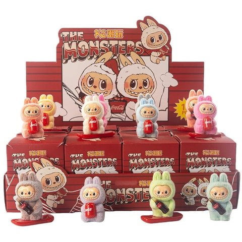 12pcs/Full Box Mini Furry Labubu Blind Box