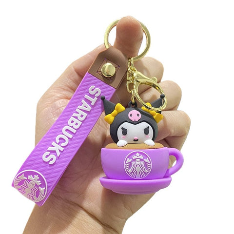 Sanrio STARBUCKS Cup Keychain