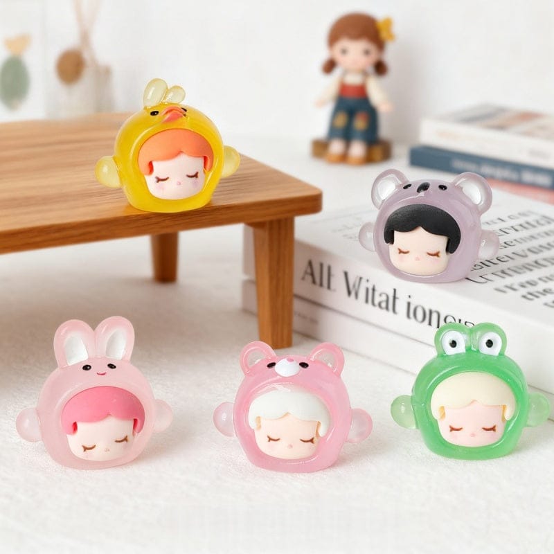 6 pcs Skull Panda cosplay(luminous)