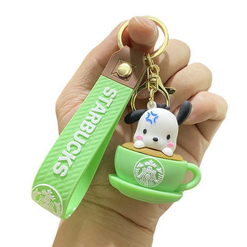 Sanrio STARBUCKS Cup Keychain