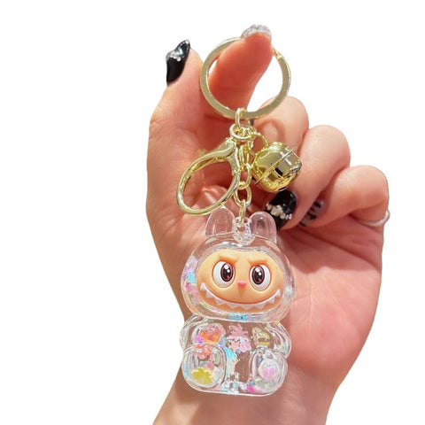 Labubu Liquid Keychain