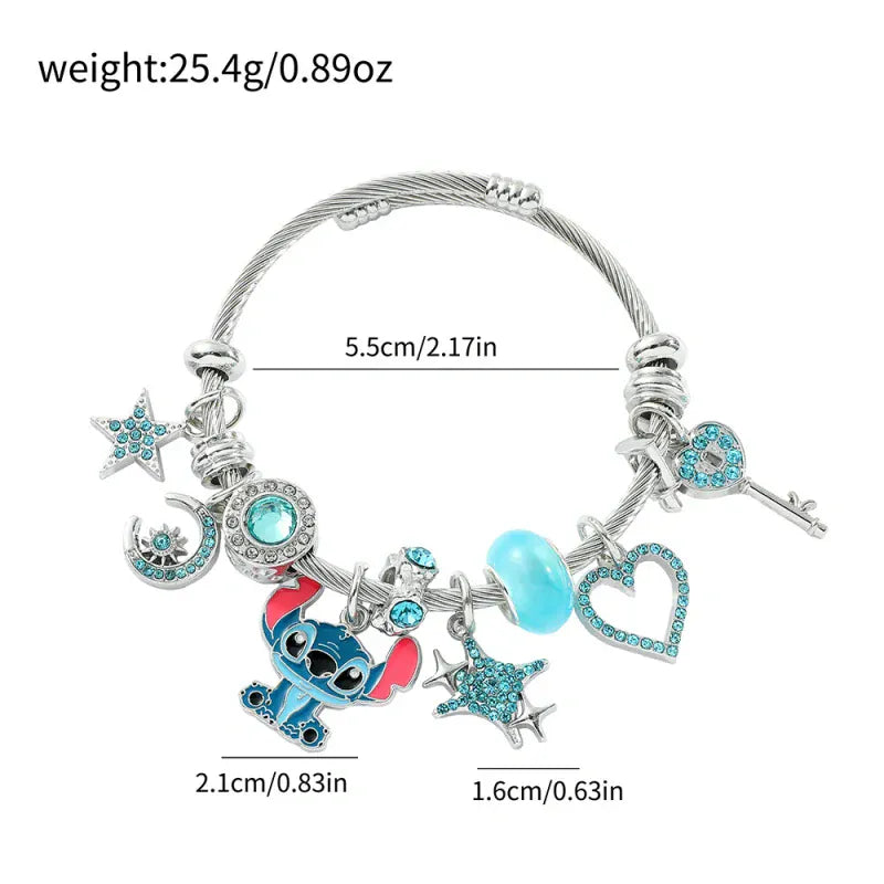 Stitch Pandora Bracelet-Silver