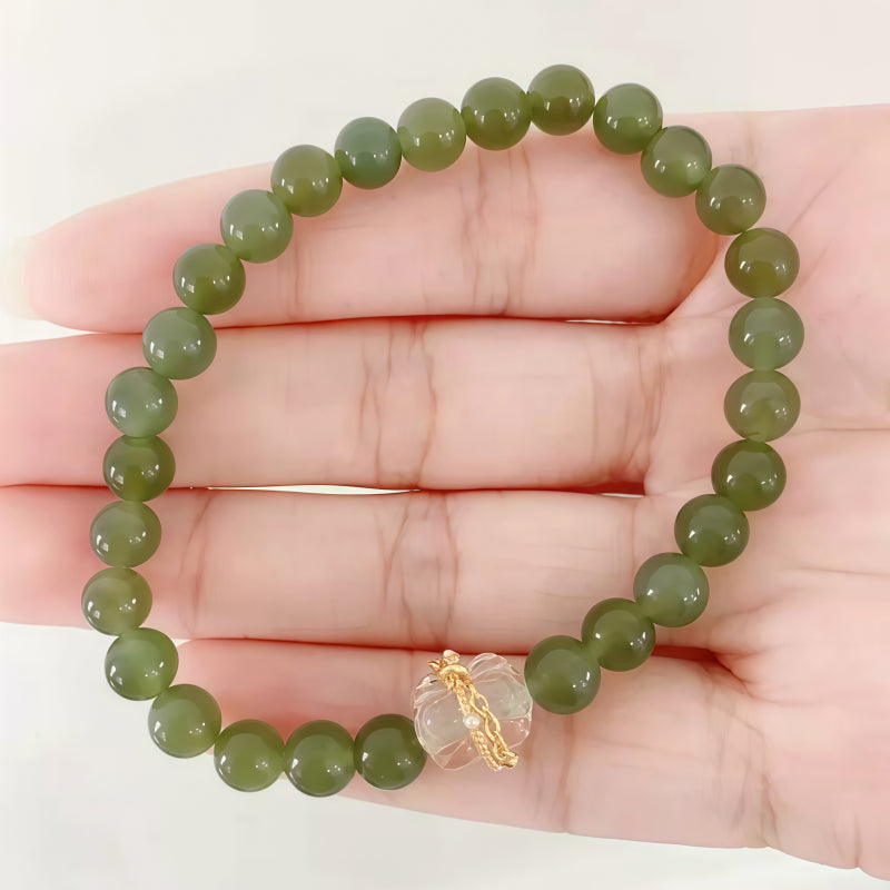 Bracelet Noble Cheval en Jade de Hetian