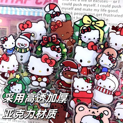 Hello Kitty 4cm Acrylic Charms for DIY match game-open in live