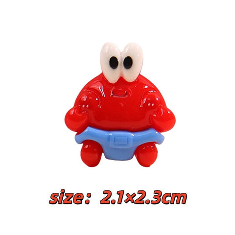 5pcs SpongeBob Charms