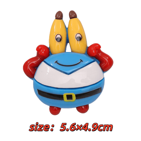 5pcs SpongeBob Charms
