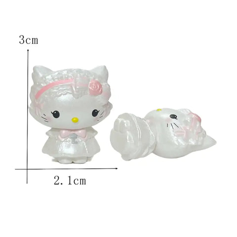 7 pcs/set Weeding dress Sanrio