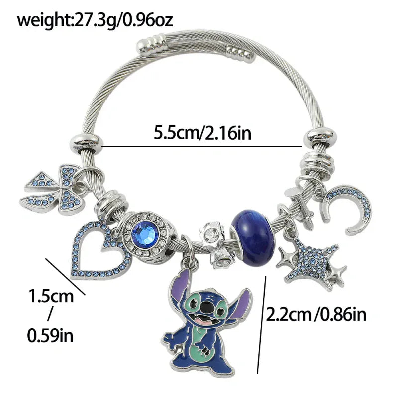 Stitch Pandora Bracelet-Silver