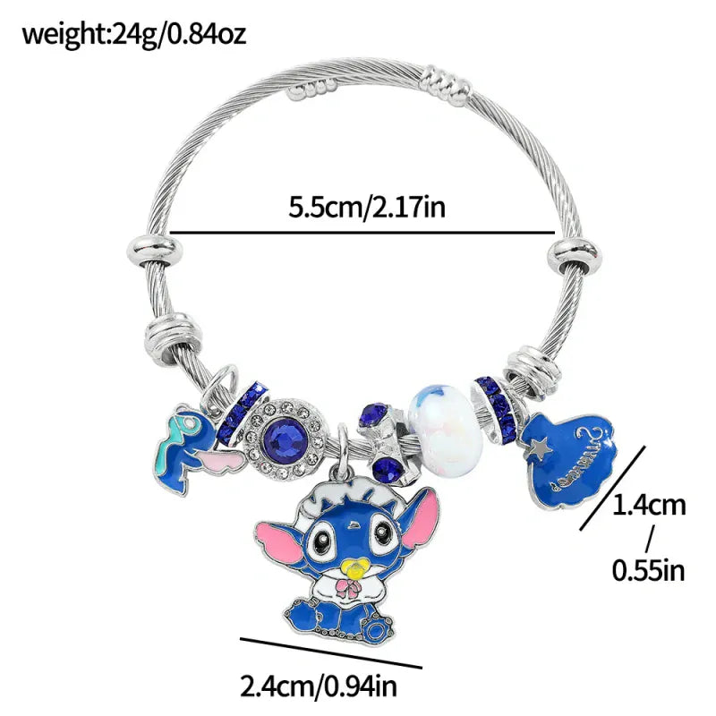 Stitch Pandora Bracelet-Silver