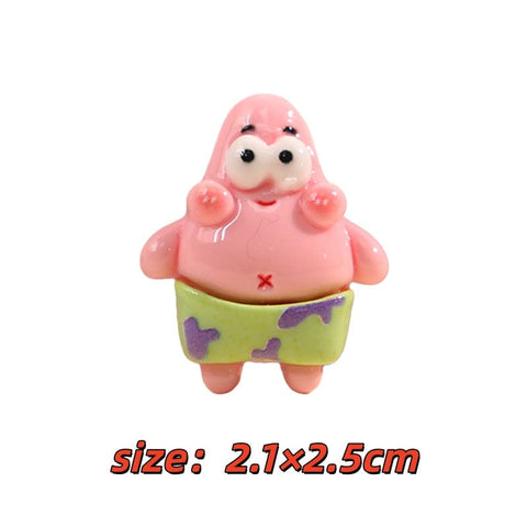 5pcs SpongeBob Charms