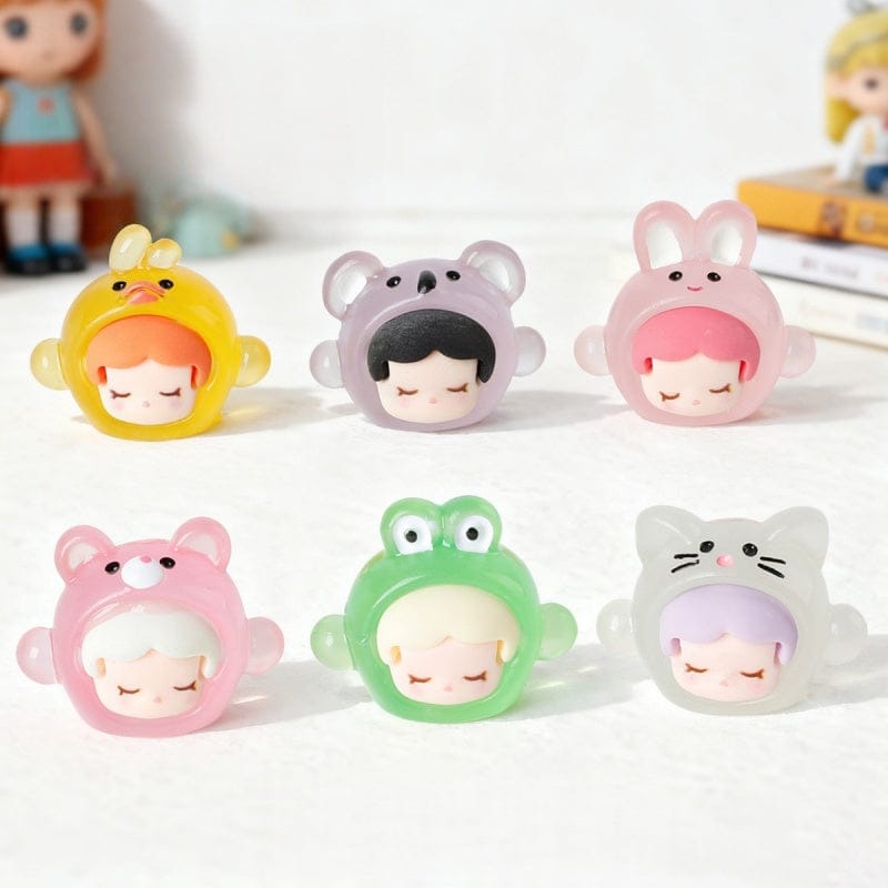 6 pcs Skull Panda cosplay(luminous)