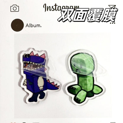Minecraft 4cm Acrylic Charms for DIY match game-open in live