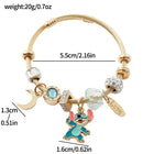 Stitch/Angel Pandora Bracelet-Golden