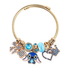 Stitch/Angel Pandora Bracelet-Golden