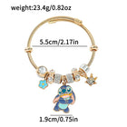 Stitch/Angel Pandora Bracelet-Golden