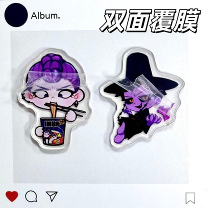K-pop Demon Hunter 6cm Acrylic Charms for DIY match game-open in live