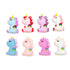 10pcs Unicorn Keychain Pendants