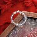 Bague naturelle en quartz clair pour la chance et le pouvoir