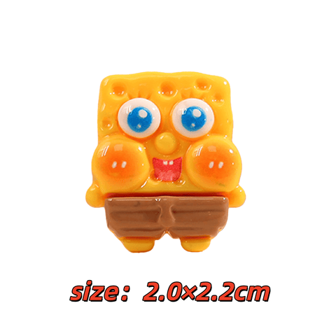 5pcs SpongeBob Charms