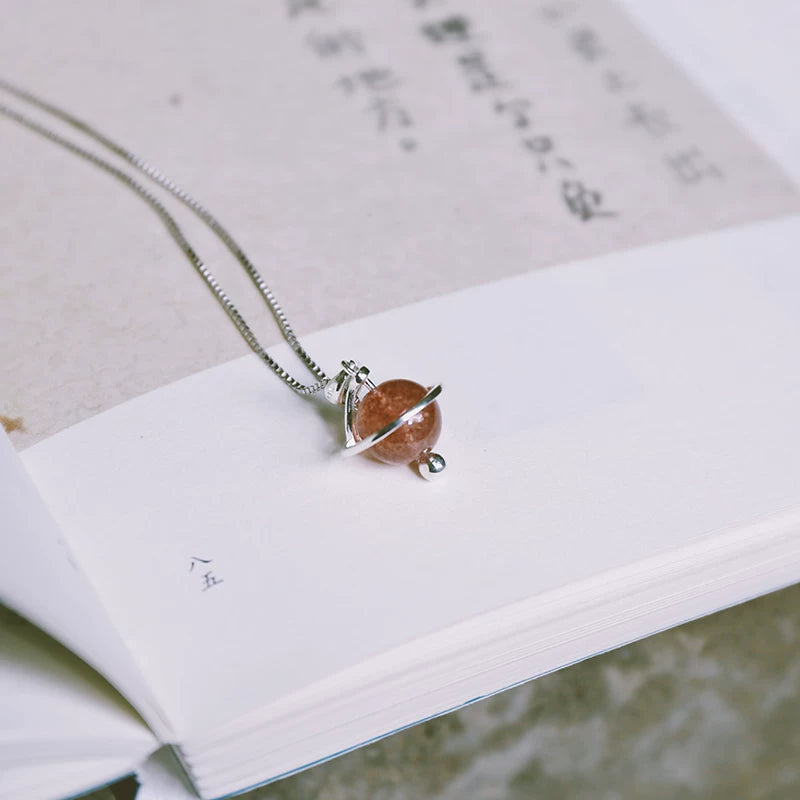 12 Types Natural Crystal Planet Necklace – Intuition & Protection
