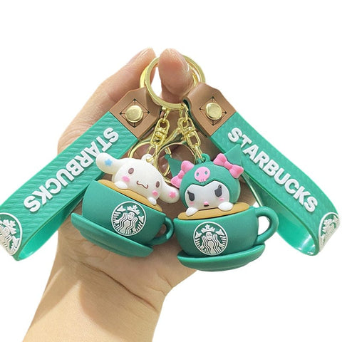 Sanrio STARBUCKS Cup Keychain