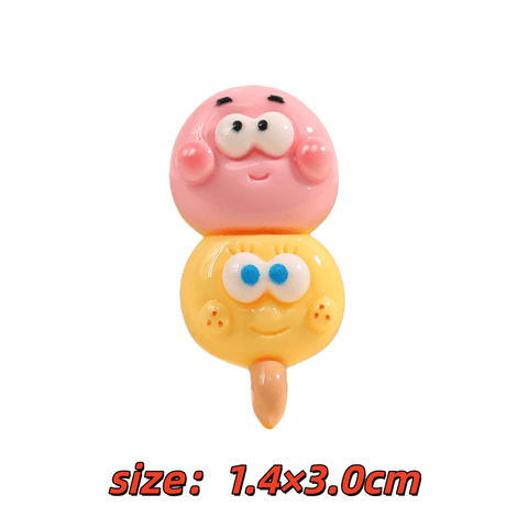 5pcs SpongeBob Charms