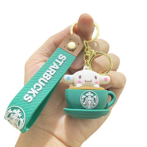 Sanrio STARBUCKS Cup Keychain