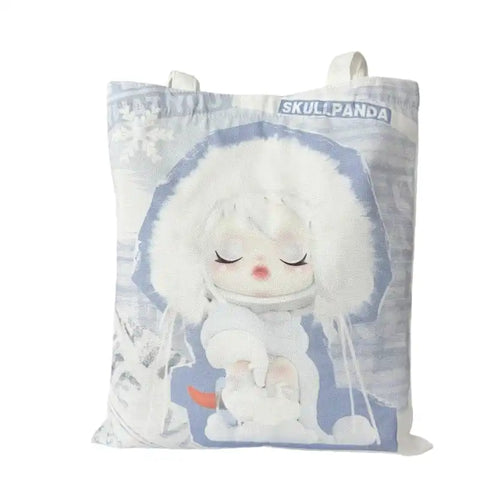 Skull Panda Tote Bag