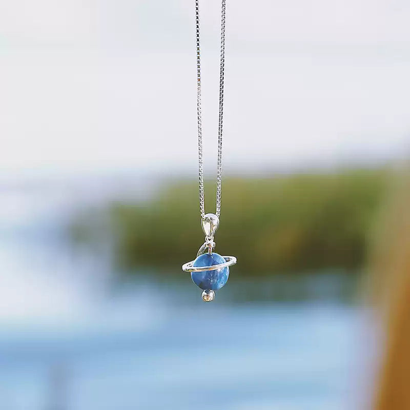 12 Types Natural Crystal Planet Necklace – Intuition & Protection