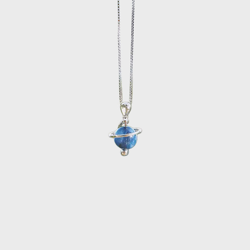 12 Types Natural Crystal Planet Necklace – Intuition & Protection
