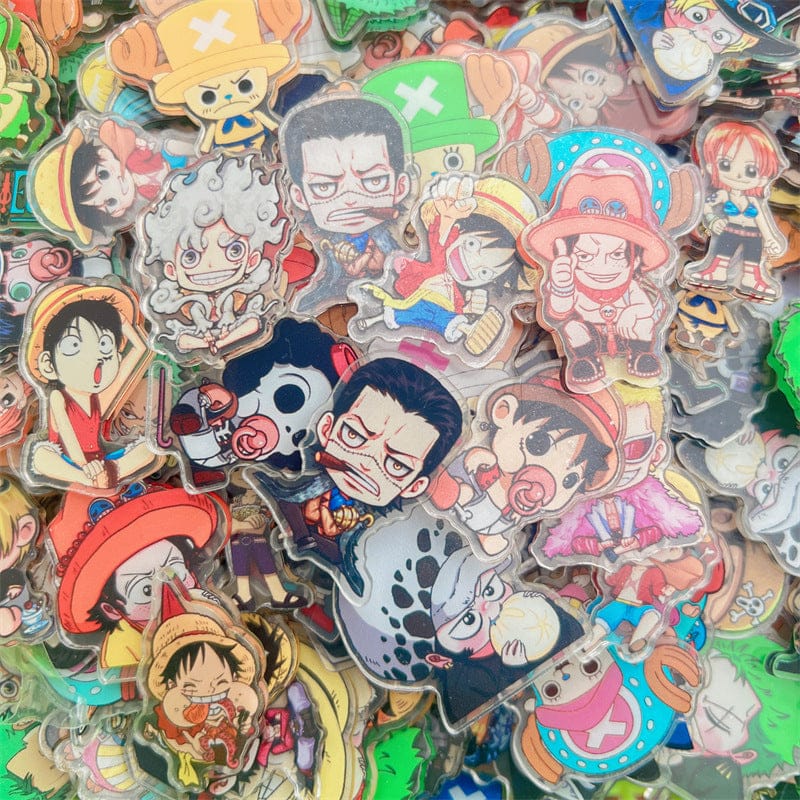 One Piece 4cm Acrylic Charms for DIY match game-open in live