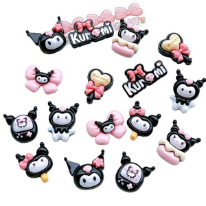 10pcs Kuromi Charms
