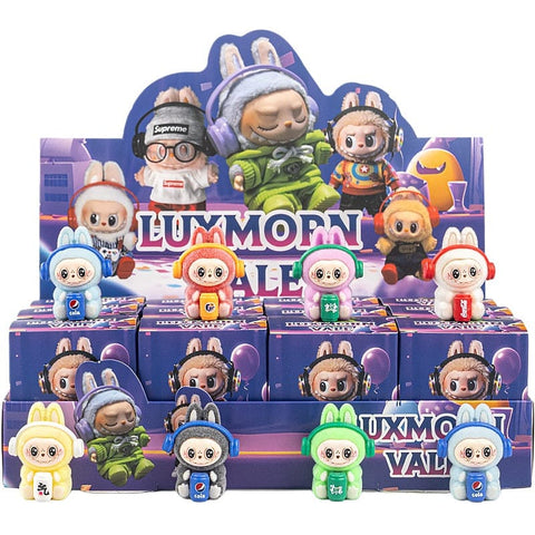 12pcs/Full Box Mini Furry Labubu Blind Box
