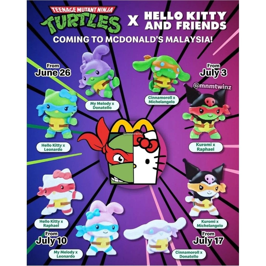 sanrioo cosplay Ninja turtle blindbox